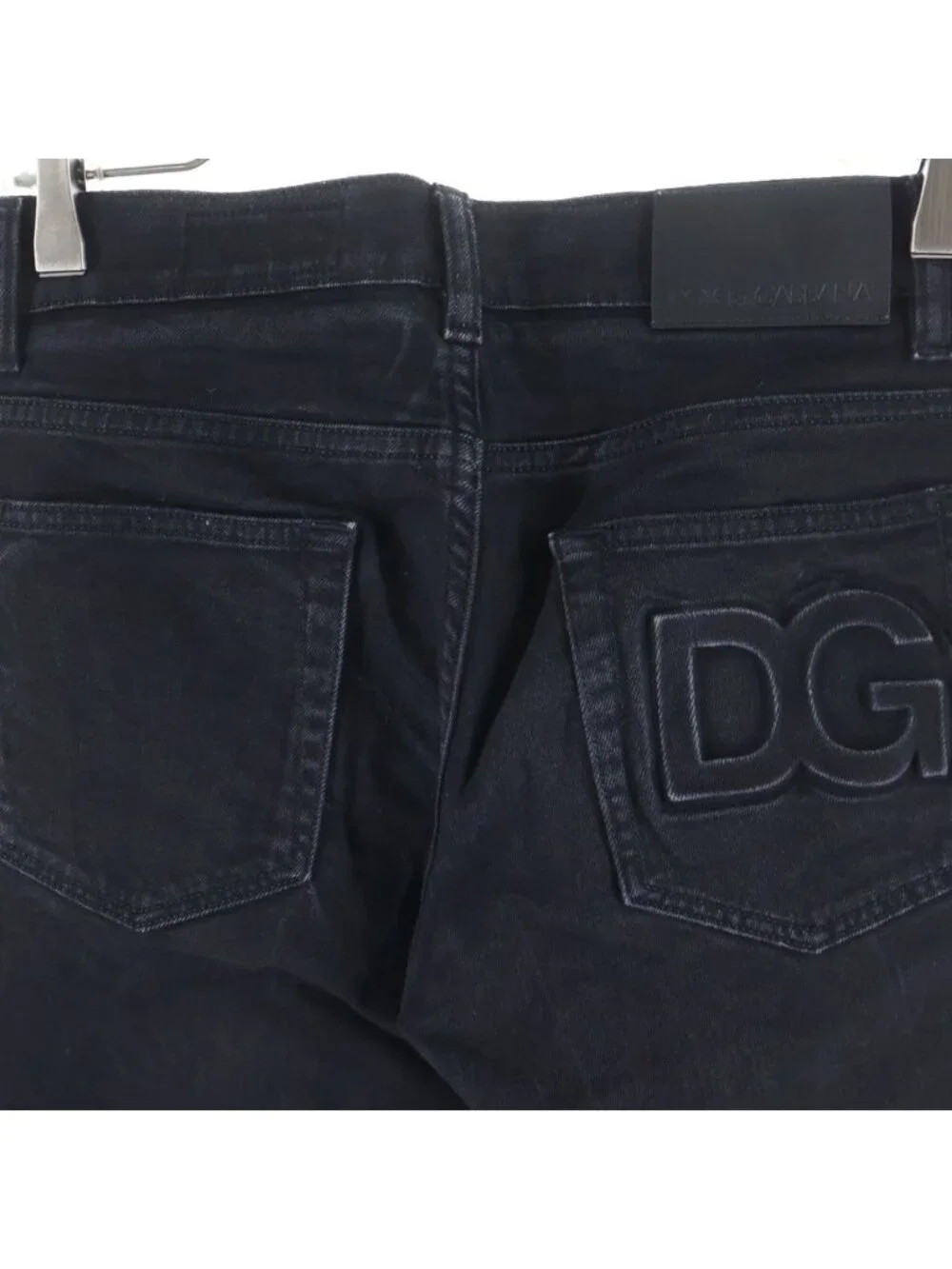 Dolce & Gabbana 5 Pocket Straight Denim Pants Black DP